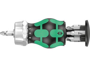 Wera 008886 Račňový skrutkovač Kraftform Kompakt Stubby Magazin RA 4 (Súprava 6 dielov)